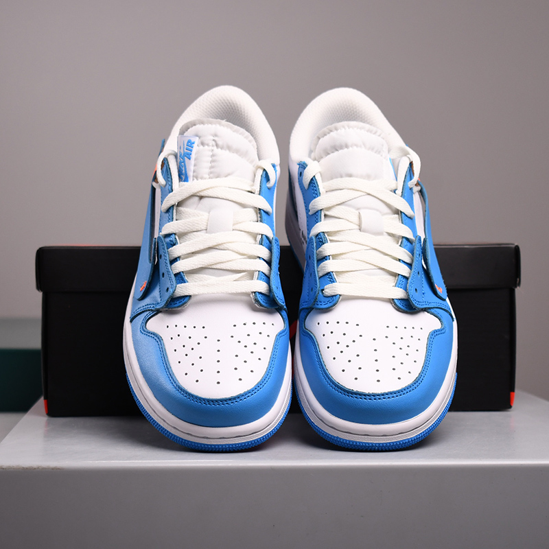 OFF-WHITE X AIR JORDAN 1 LOW 'UNC' CUSTOM