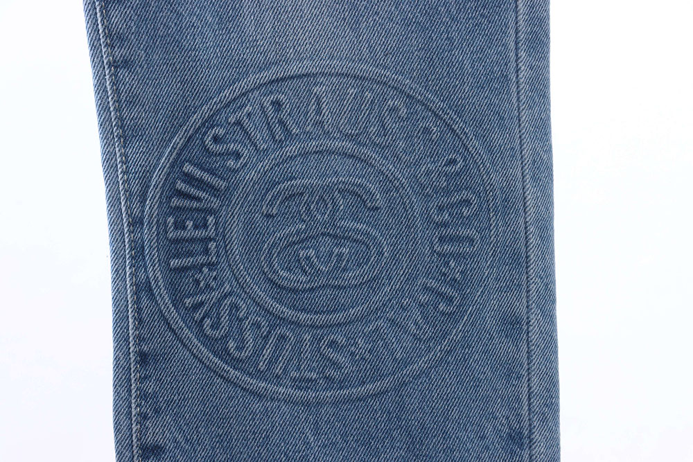 Stussy Joint Levi's 150th Anniversary Embossed Denim Trousers