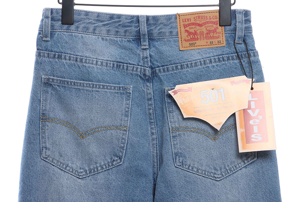 Stussy Joint Levi's 150th Anniversary Embossed Denim Trousers