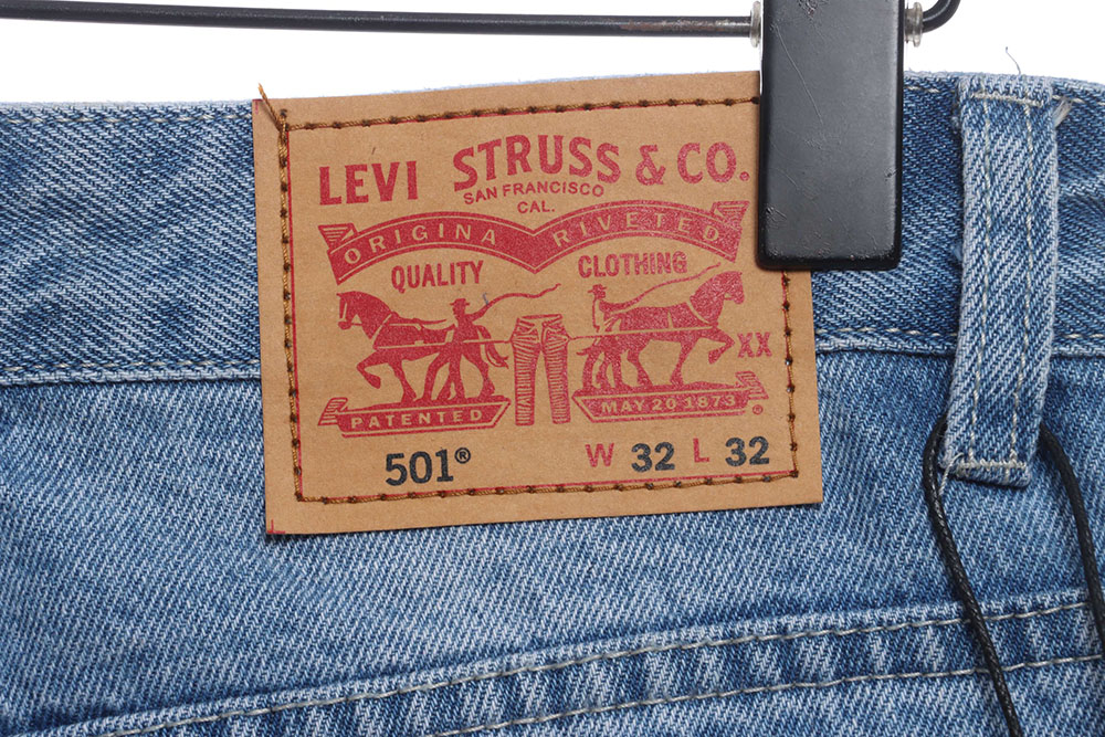 Stussy Joint Levi's 150th Anniversary Embossed Denim Trousers