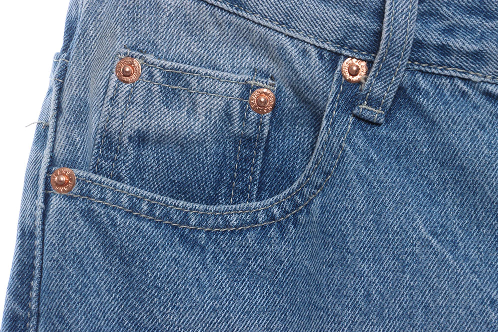 Stussy Joint Levi's 150th Anniversary Embossed Denim Trousers