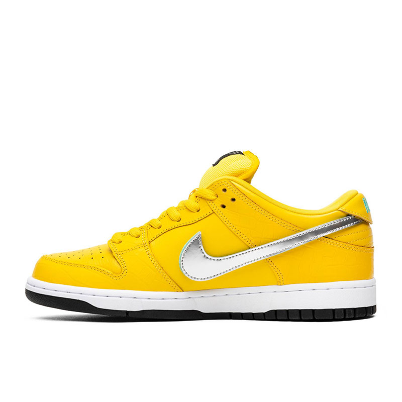 "Special Price" "NO QC"Diamond Supply Co. x Dunk Low Pro SB 'Canary Diamond'