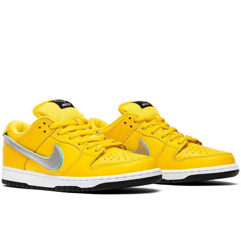 "Special Price" "NO QC"Diamond Supply Co. x Dunk Low Pro SB 'Canary Diamond'
