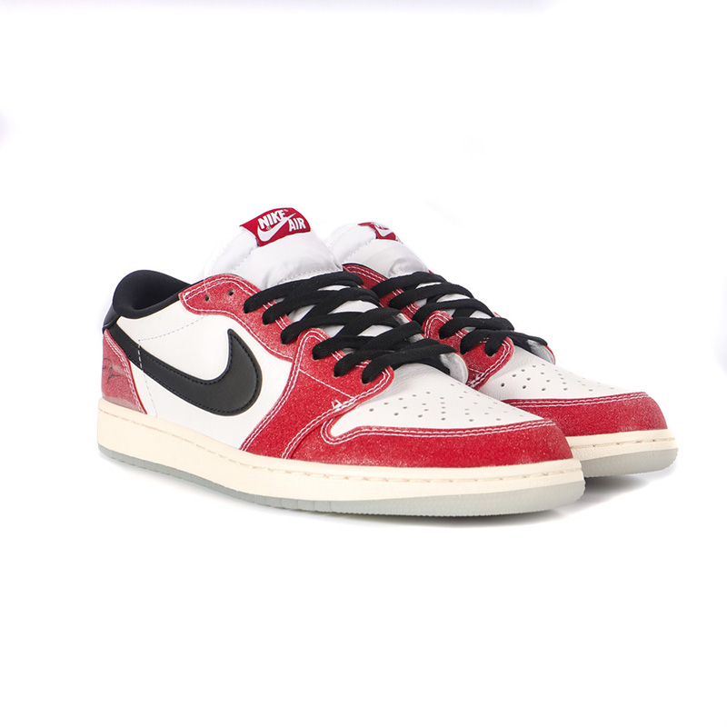 AIR JORDAN 1 LOW OG X TROPHY ROOM 'RED BLACK'