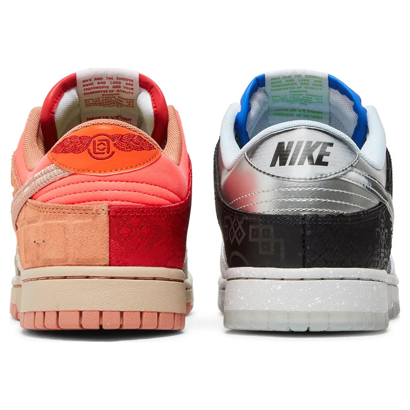 CLOT x Dunk Low SP 'What The' With Trading Card