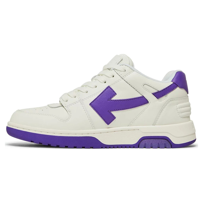 Off-White Out Of Office 'White Dark Purple'