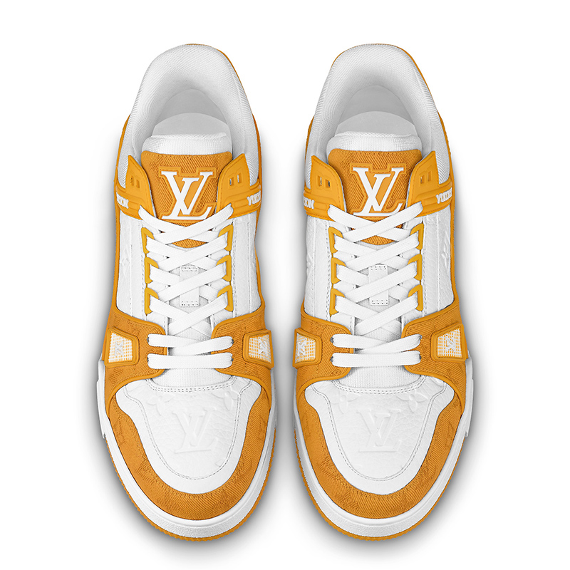 Louis Vuitton Trainer Low 'Yellow Monogram Denim'