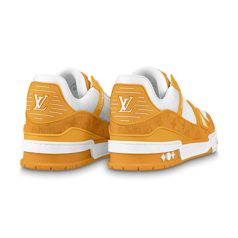 Louis Vuitton Trainer Low 'Yellow Monogram Denim'