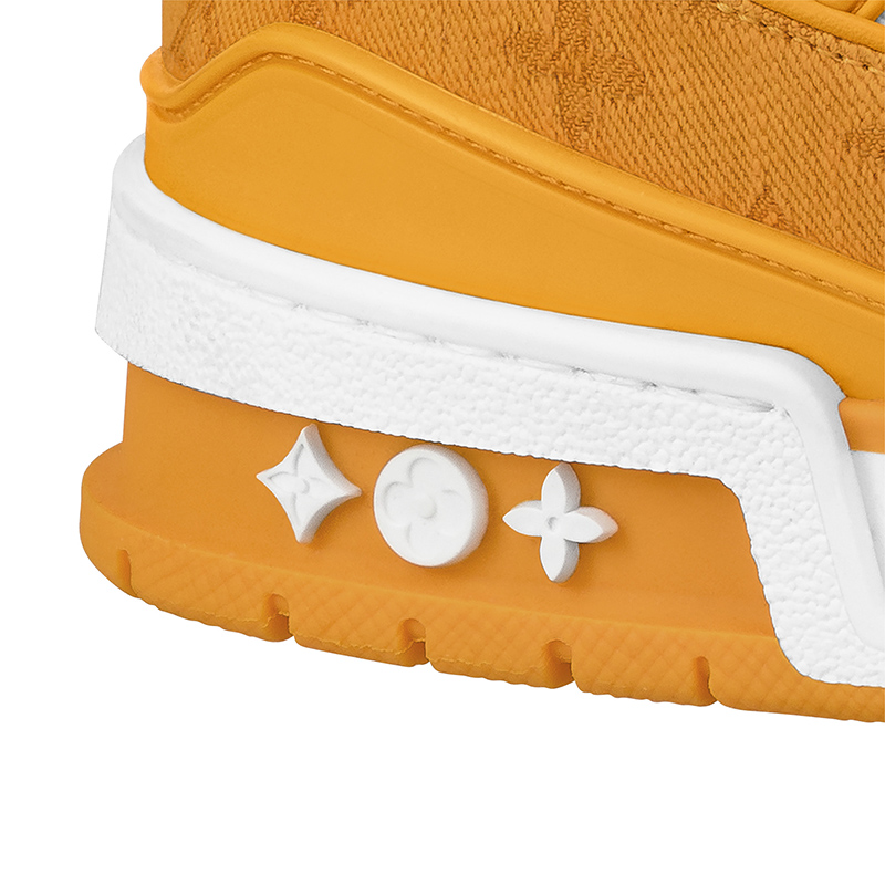 Louis Vuitton Trainer Low 'Yellow Monogram Denim'