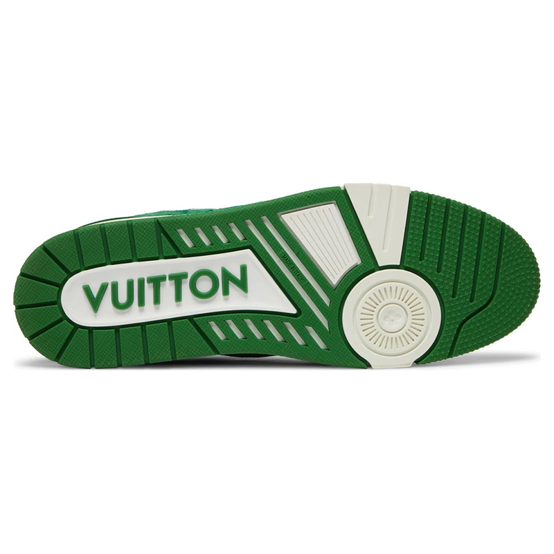 Louis Vuitton Trainer 'Green Monogram Denim'
