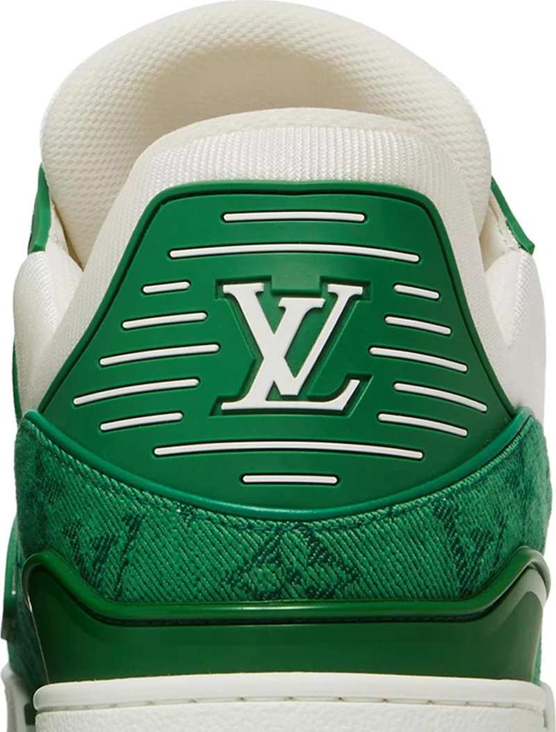 Louis Vuitton Trainer 'Green Monogram Denim'