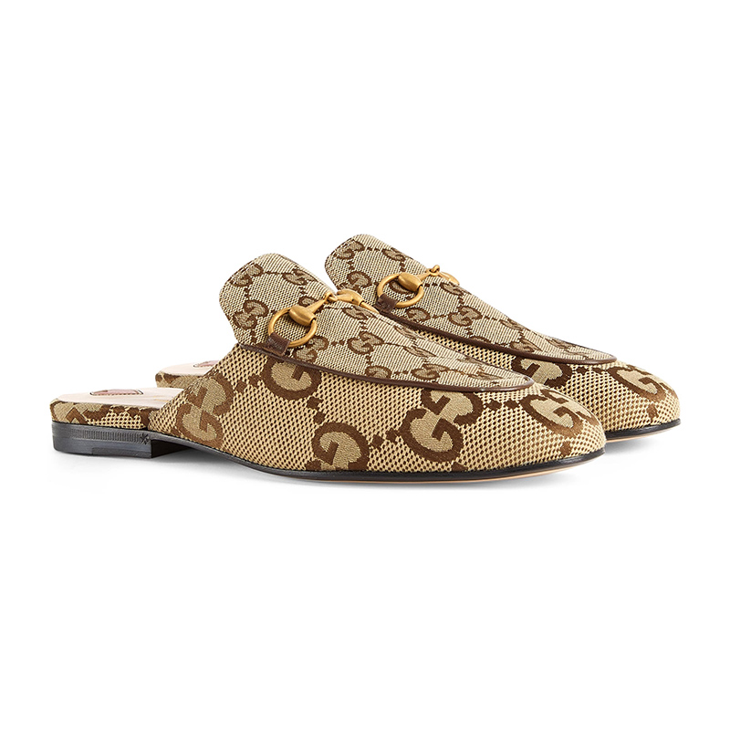 GUCCI WOMEN'S JUMBO GG PRINCETOWN SLIPPER
