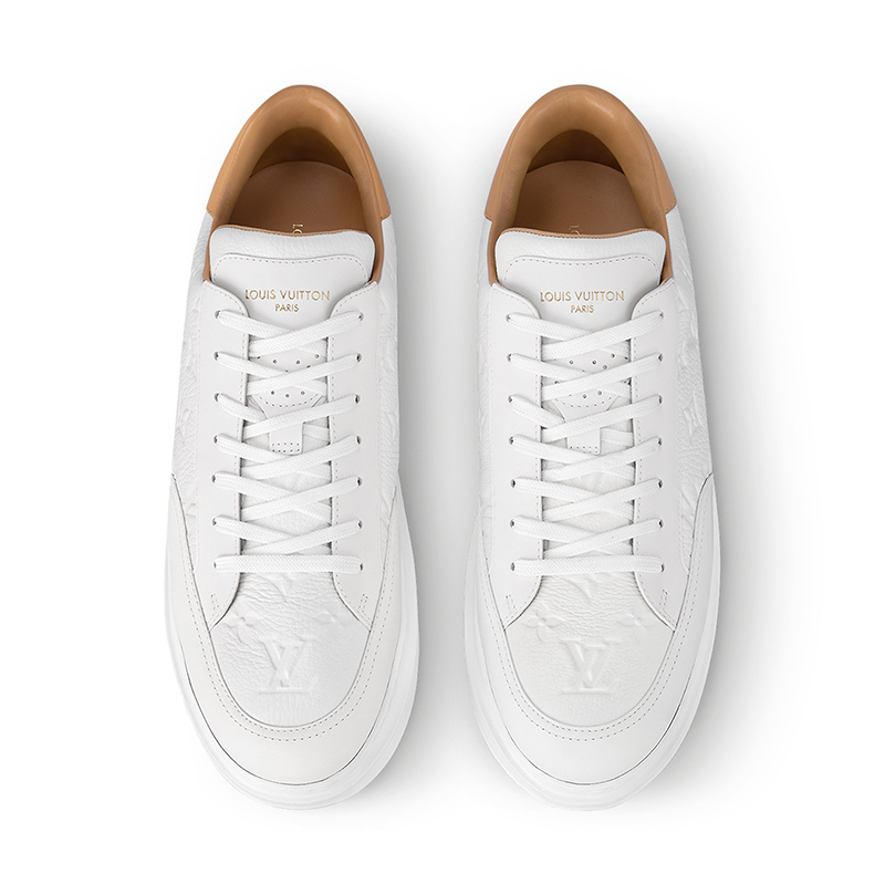 LOUIS VUITTON BEVERLY HILLS 'WHITE BROWN MONOGRAM EMBOSSED'