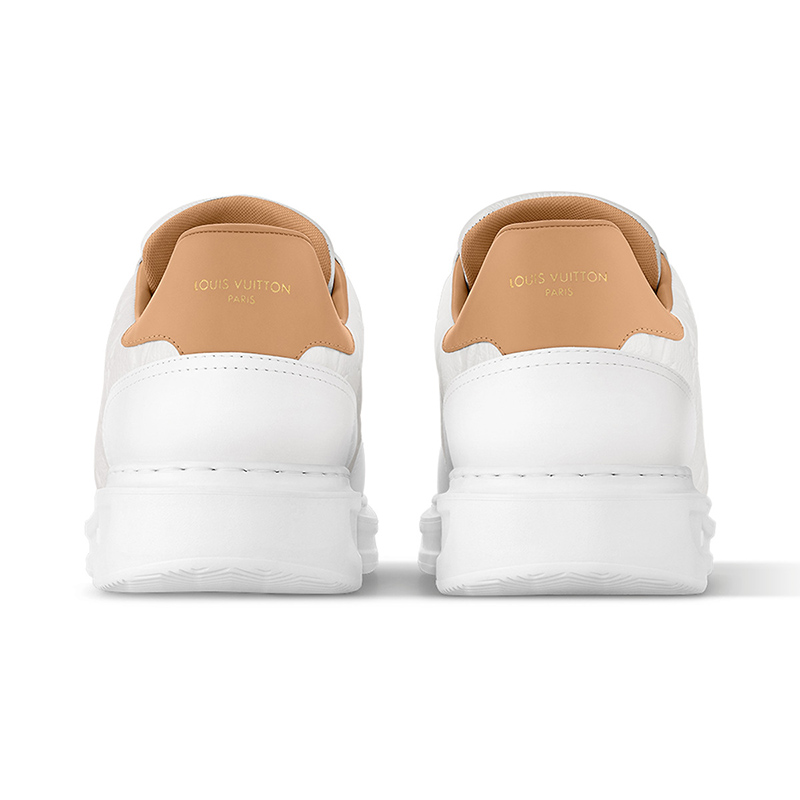 LOUIS VUITTON BEVERLY HILLS 'WHITE BROWN MONOGRAM EMBOSSED'
