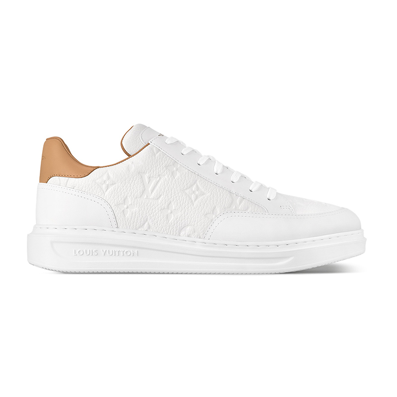 LOUIS VUITTON BEVERLY HILLS 'WHITE BROWN MONOGRAM EMBOSSED'