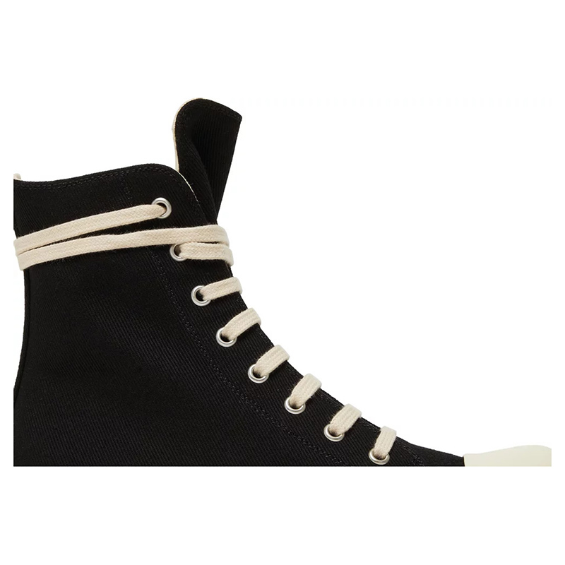 Rick Owens DRKSHDW Strobe Cotton Denim High 'Black Milk'