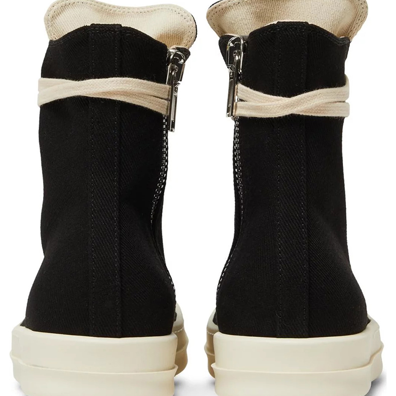 Rick Owens DRKSHDW Strobe Cotton Denim High 'Black Milk'