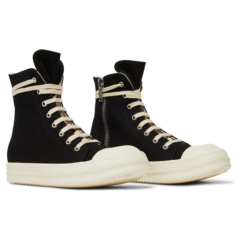 Rick Owens DRKSHDW Strobe Cotton Denim High 'Black Milk'