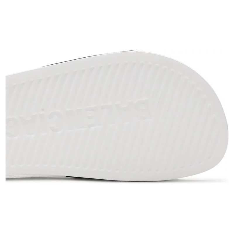 Balenciaga Pool Slides 'White Black'