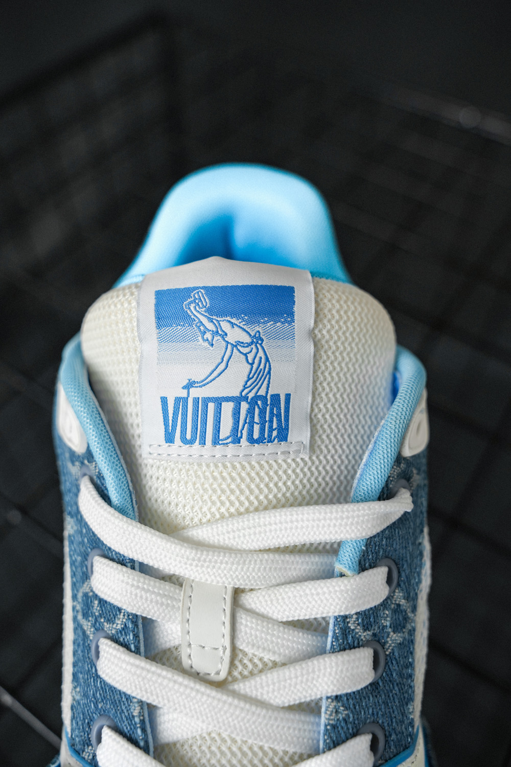 Louis Vuitton Trainer Low 'Light Blue Monogram Denim'