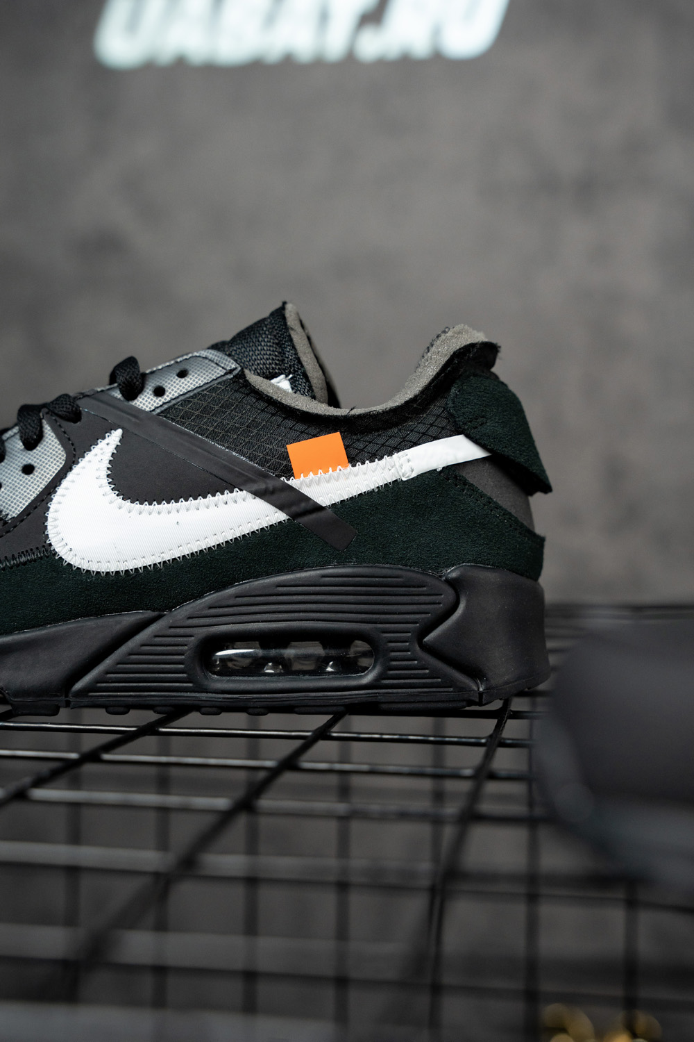 Off-White x Air Max 90 'Black'