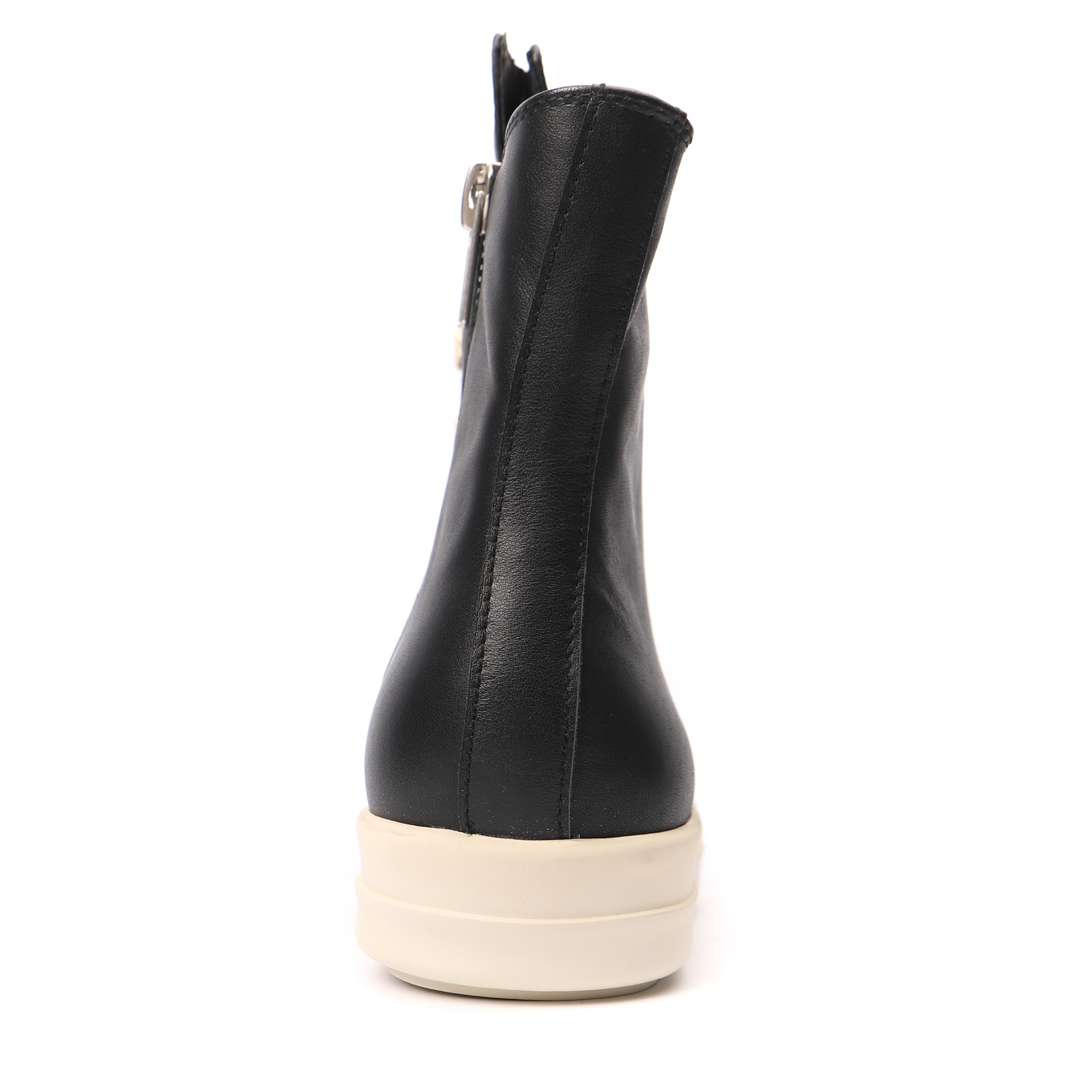 Rick Owens Strobe Leather High 'Black Milk'