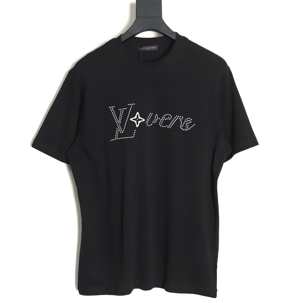 Louis Vuitton Fei Dong employee letter embroidered short-sleeved T-shirt TSK2