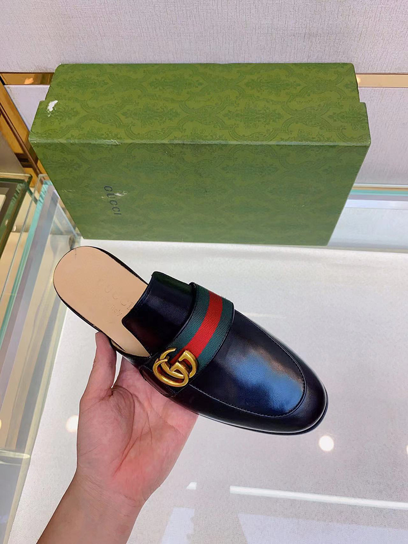 Gucci Men's Princetown Leather Slipper