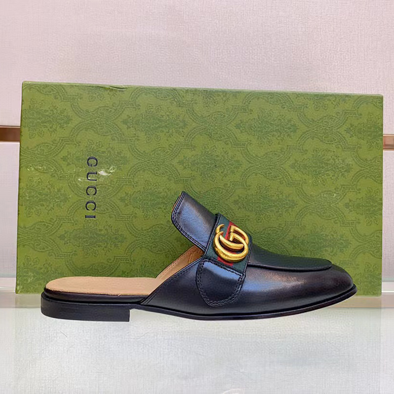 Gucci Men's Princetown Leather Slipper