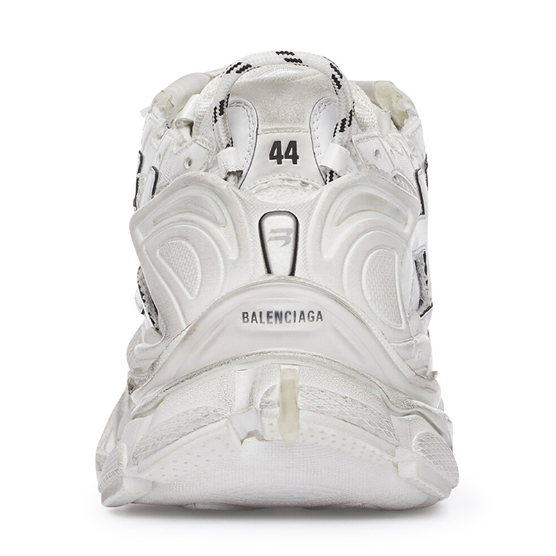 BALENCIAGA MEN'S RUNNER SNEAKER IN WHITE