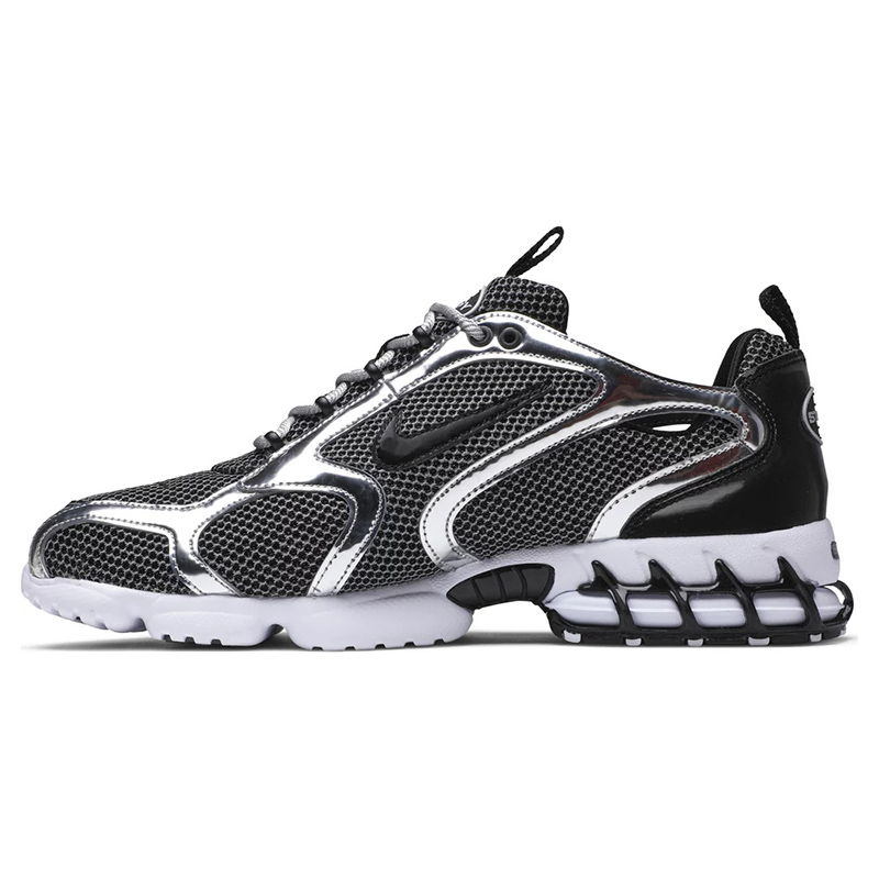 Stussy x Air Zoom Spiridon Caged 2 'Pure Platinum'