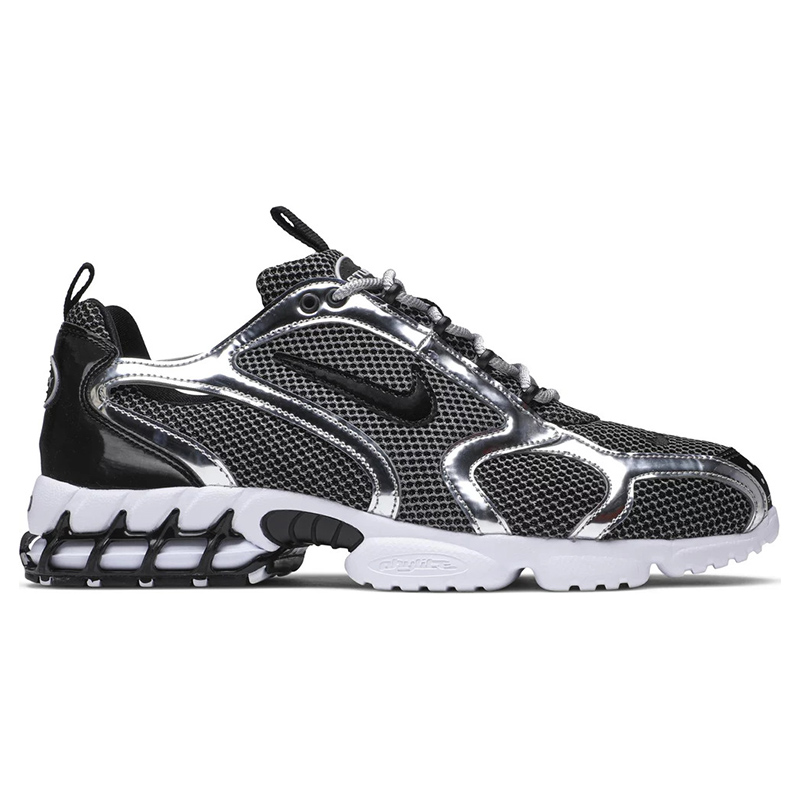 Stussy x Air Zoom Spiridon Caged 2 'Pure Platinum'