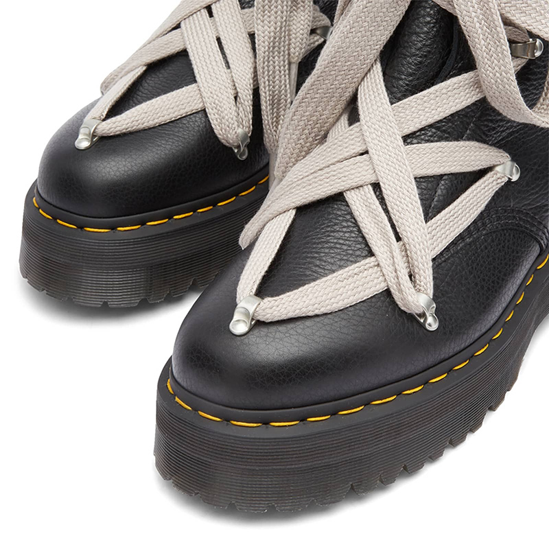 Dr. Martens x Rick Owens 1460 Quad Leather Sole Pentagram Jumbo Lace Boot 'Black'