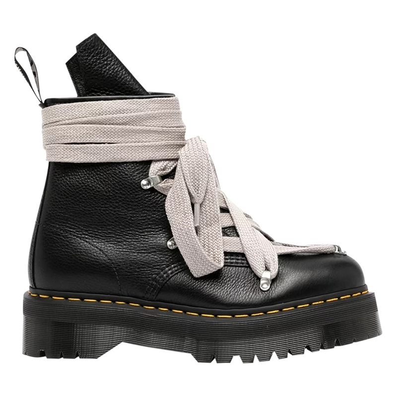 Dr. Martens x Rick Owens 1460 Quad Leather Sole Pentagram Jumbo Lace Boot 'Black'