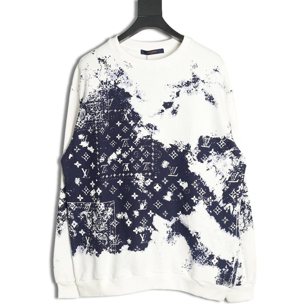 Louis Vuitton Paisley Tie-Dye Crewneck Sweatshirt