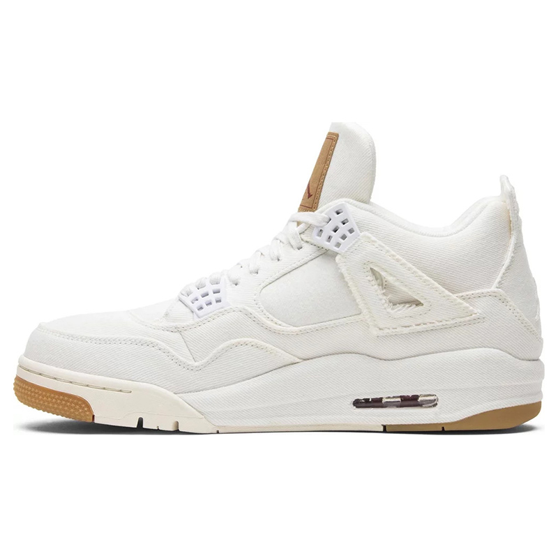 Levi's x Air Jordan 4 Retro 'White Denim'