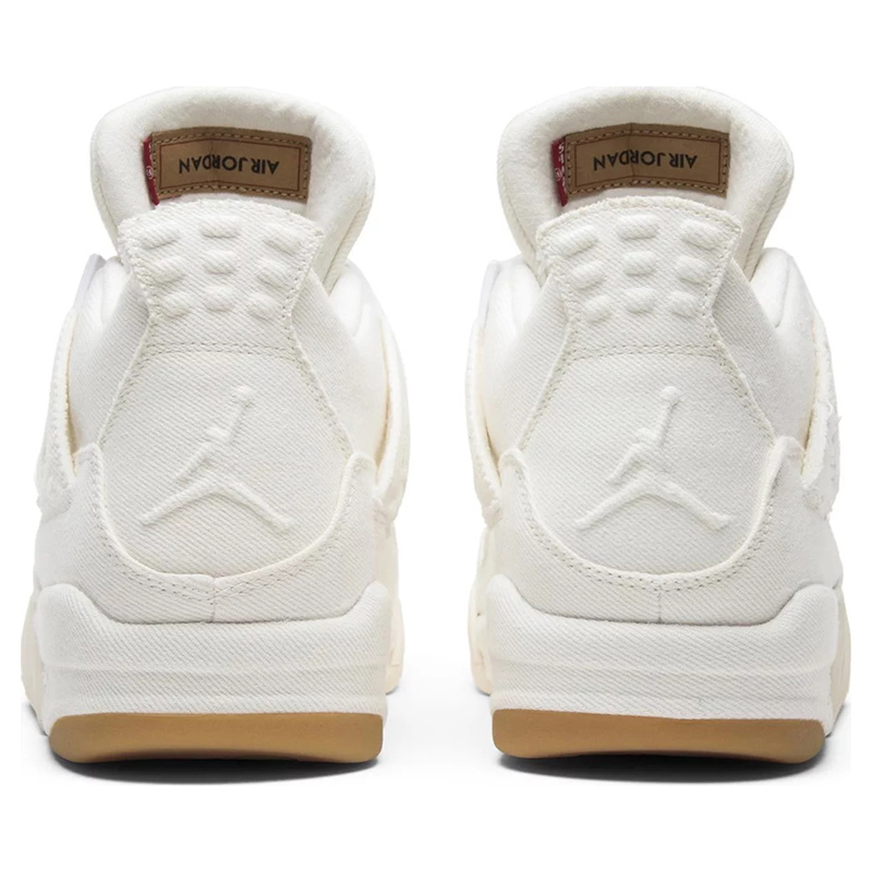 Levi's x Air Jordan 4 Retro 'White Denim'