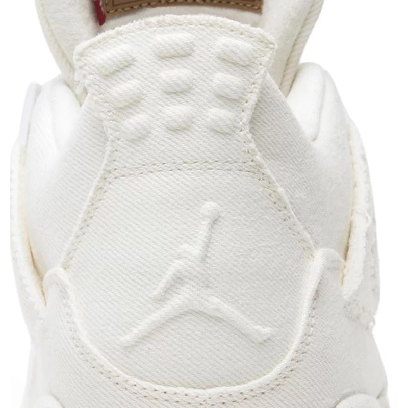 Levi's x Air Jordan 4 Retro 'White Denim'