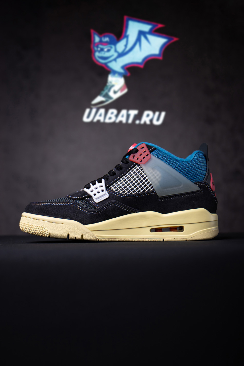 UNION LA X AIR JORDAN 4 RETRO 'OFF NOIR'