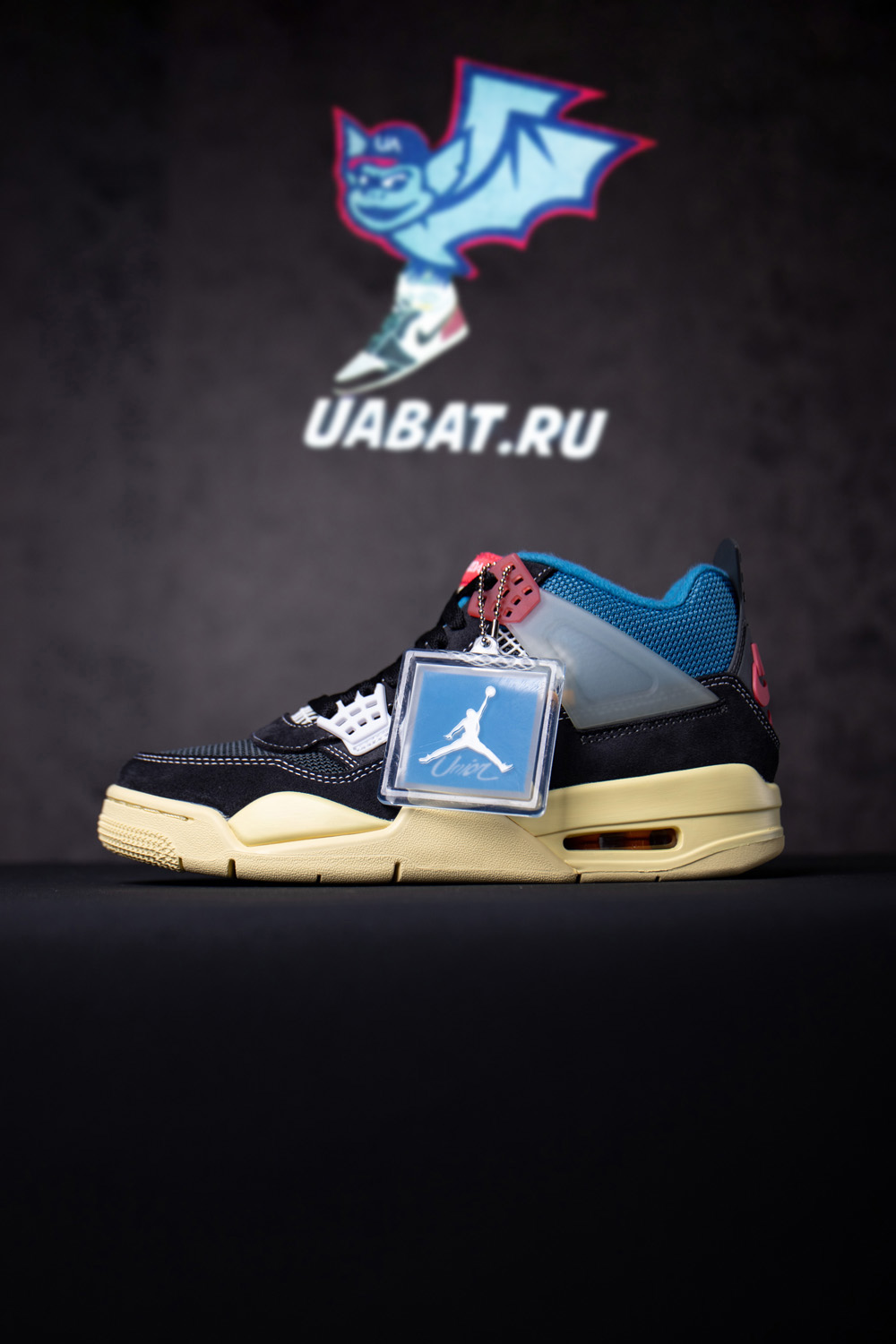 UNION LA X AIR JORDAN 4 RETRO 'OFF NOIR'