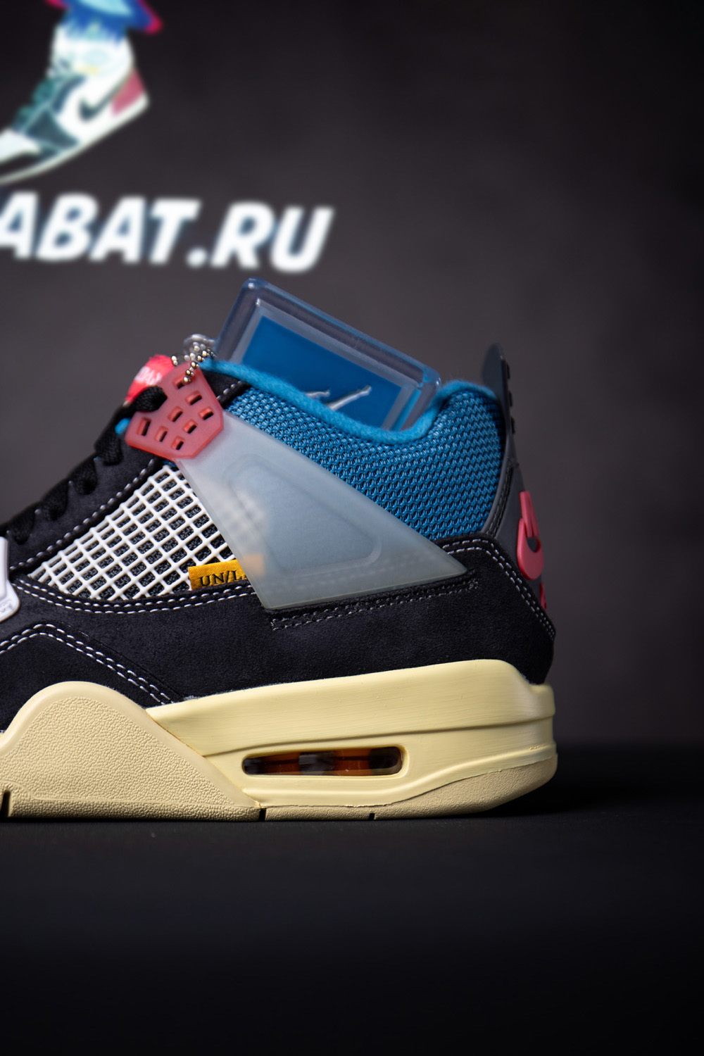 UNION LA X AIR JORDAN 4 RETRO 'OFF NOIR'