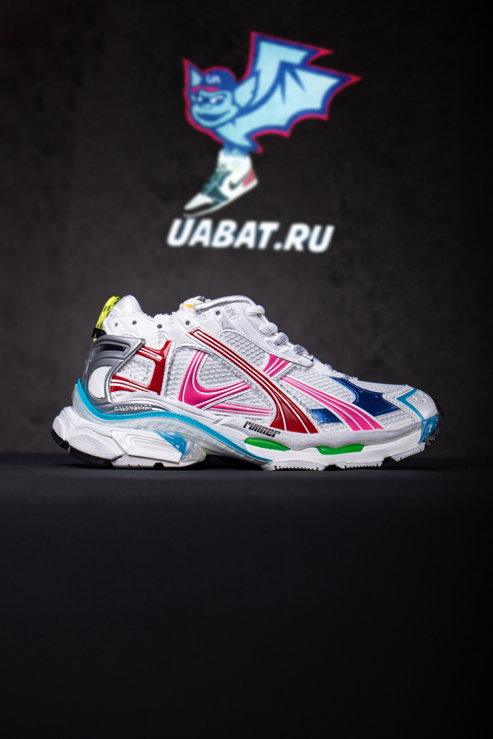 Balenciaga Runner Sneaker 'Worn-Out - White Multi-Color'