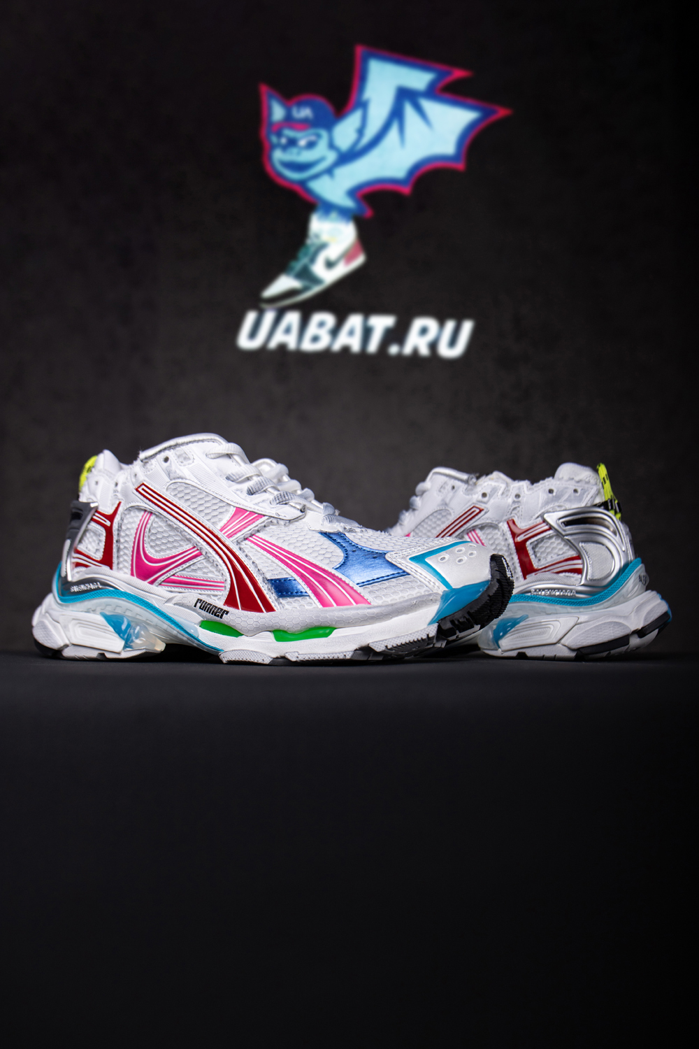 Balenciaga Runner Sneaker 'Worn-Out - White Multi-Color'