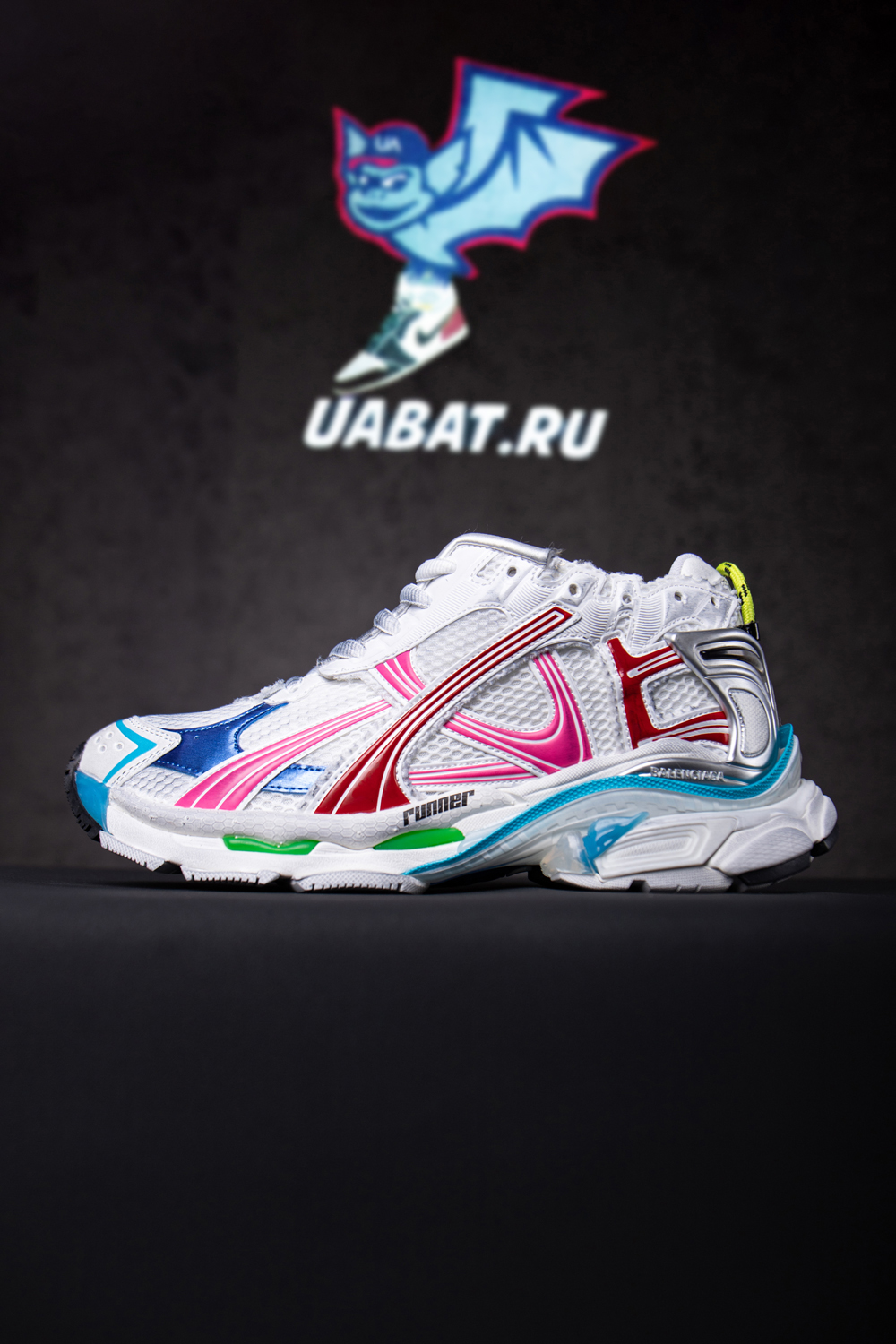 Balenciaga Runner Sneaker 'Worn-Out - White Multi-Color'