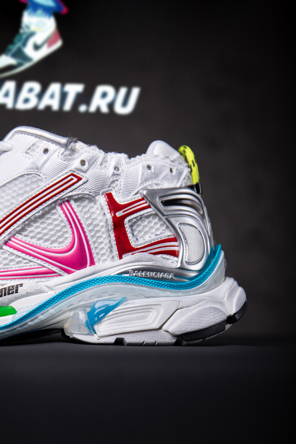 Balenciaga Runner Sneaker 'Worn-Out - White Multi-Color'