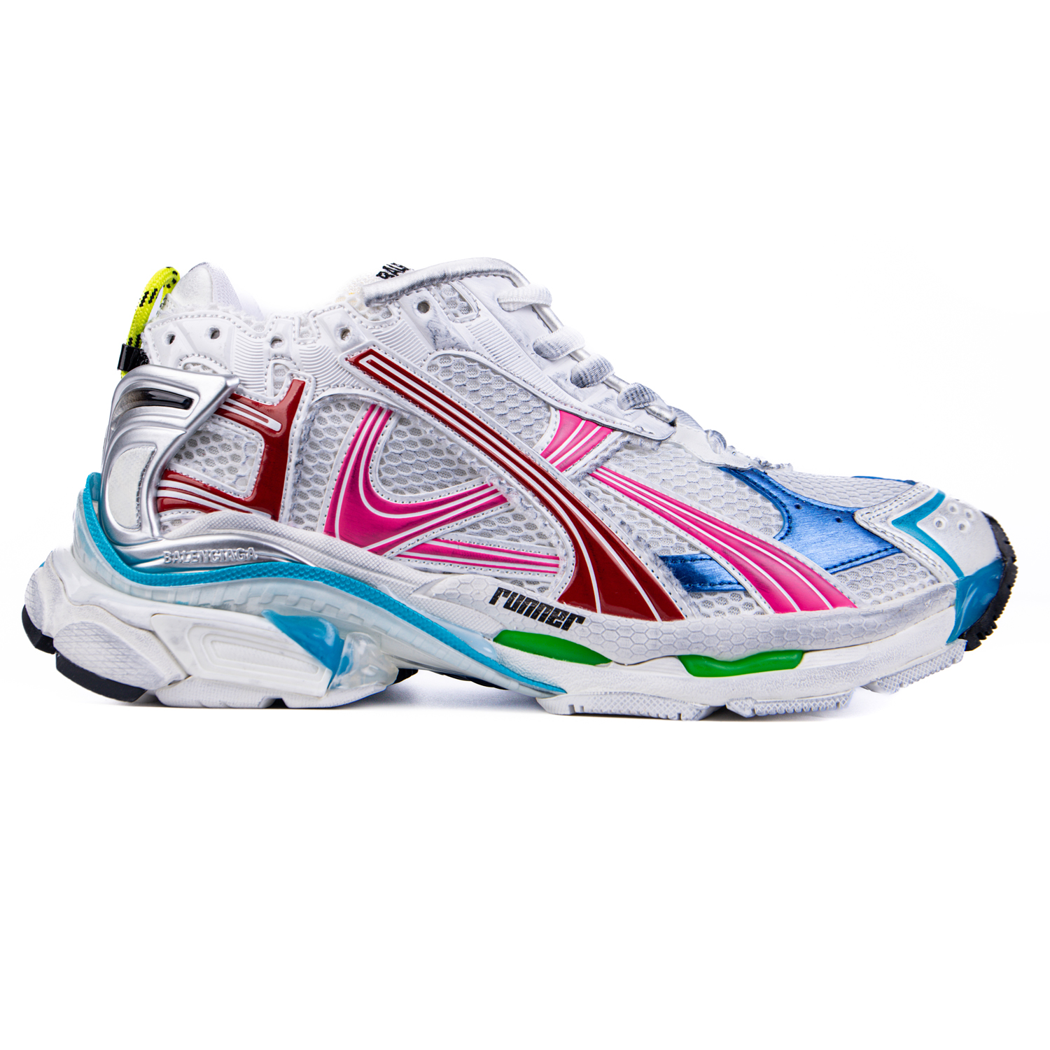 Balenciaga Runner Sneaker 'Worn-Out - White Multi-Color'