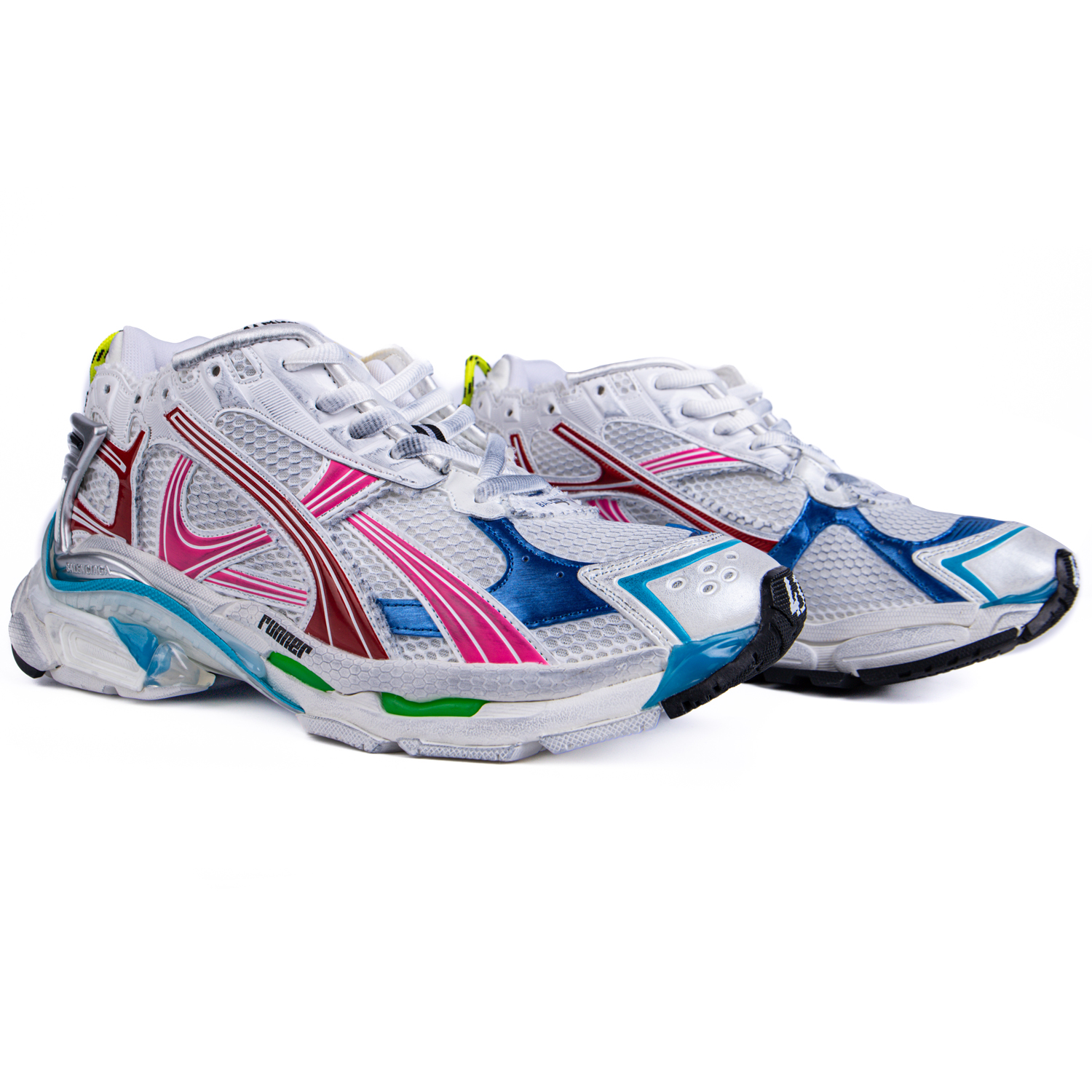 Balenciaga Runner Sneaker 'Worn-Out - White Multi-Color'