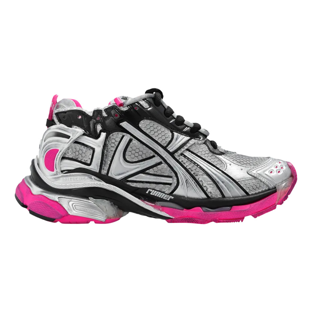 Balenciaga Runner Sneaker 'Worn-Out - Silver Pink'