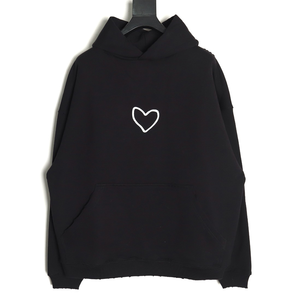 Balenciaga Valentine's Day Love Hooded Sweatshirt TSK1