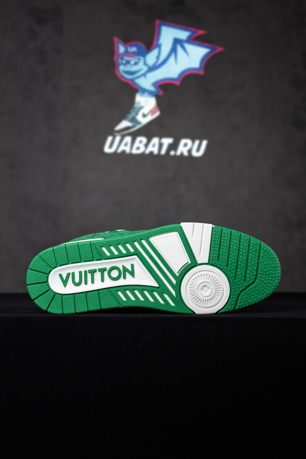 Louis Vuitton Trainer 'Green Monogram Denim'
